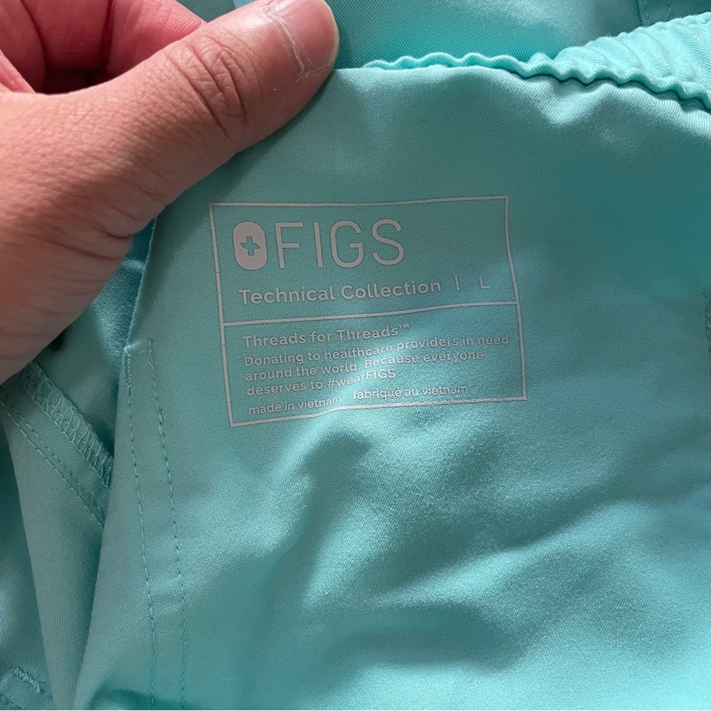 Men’s size Figs scrubs pants - aqua